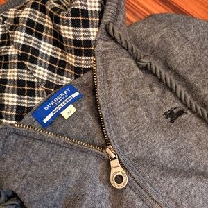 Burberry Blue Label zipped hoodie S grey